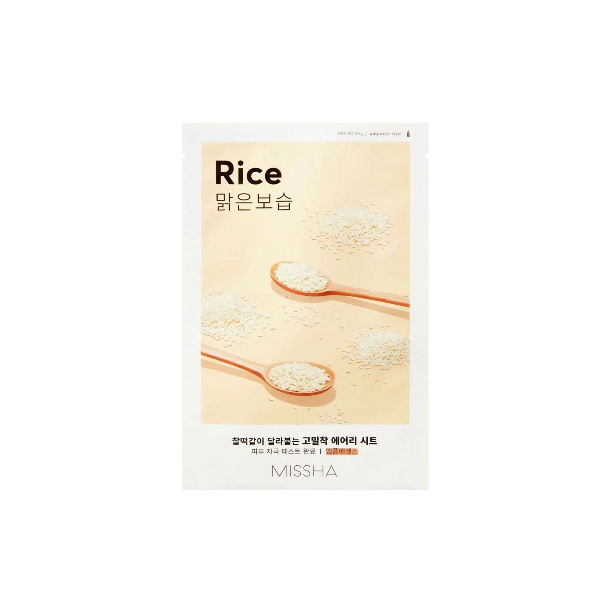 Missha Airy Fit Sheet Mask_Rice